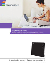 THOMSON TG789vn Installationshandbuch Und Benutzerhandbuch