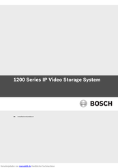 Bosch 1200 Series Installationshandbuch