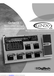DigiTech GNX2 Bedienungshandbuch