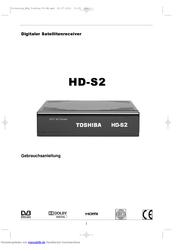 Toshiba HD-S2 Gebrauchsanleitung
