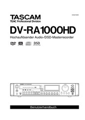 Tascam DV-RA1000HD Benutzerhandbuch
