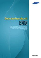 Samsung ME75B Benutzerhandbuch