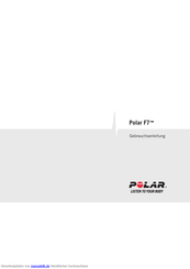 Polar Electro F7 Gebrauchsanleitung