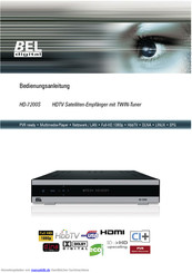 BEL HD-7200S Bedienungsanleitung