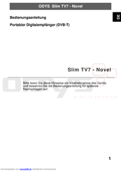 Odys Slim TV7 Bedienungsanleitung