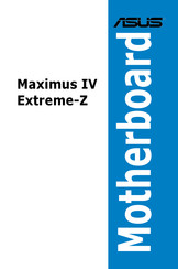 Asus Maximus IV Extreme-Z Bedienungsanleitung