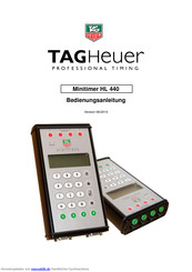 TAG Heuer Minitimer HL 440 Bedienungsanleitung