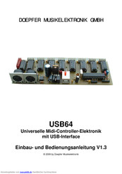 DOEPFER USB64 Bedienungsanleitung