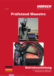 HORSCH Maestro Betriebsanleitung
