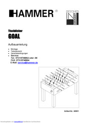 Hammer Goal Montageanleitung