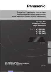 Panasonic KY-B915AL Bedienungs Und Installationsanleitung Handbuch