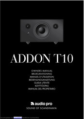 Audio Pro Addon T10 Bedienungsanleitung
