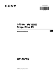 Sony KP-44PX2 Bedienungsanleitung