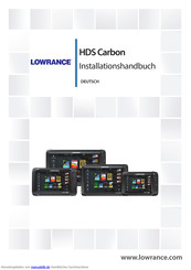 Lowrance HDS 7 Carbon Installationshandbuch