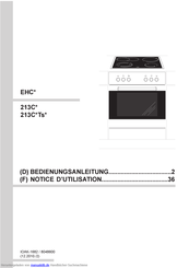 Amica EHC 213CTs Bedienungsanleitung