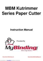 MyBinding MBM Kutrimmer Handbuch