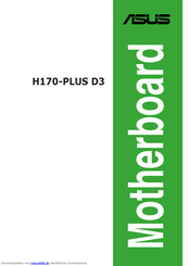 Asus H170-PLUS D3 Benutzerhandbuch