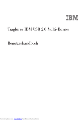 IBM USB 2.0 Multi-Burner Benutzerhandbuch
