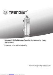 Trendnet TEW-715APO Anleitung