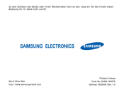 Samsung SGH-i200 Bedienungsanleitung