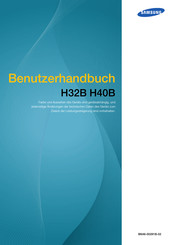 Samsung H32B Benutzerhandbuch
