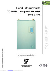 Toshiba VF P7 Produkthandbuch