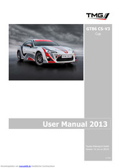 Toyota GT86 CS-V3 Cup Benutzerhandbuch