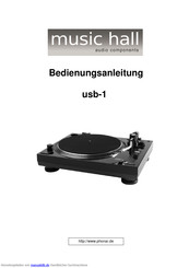 MUSIC HALL usb-1 Bedienungsanleitung