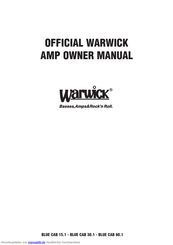 Warwick BLUE CAB 60.1 Benutzerhandbuch