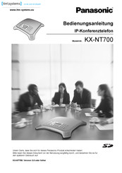 Panasonic KX-NT700 Bedienungsanleitung