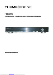 Optoma themescene HD3000 Bedienungsanleitung