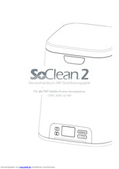 SoClean 2 Benutzerhandbuch