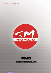 SMProAudio PM8 Bedienungsanleitung