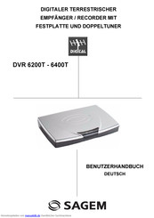 Sagem DVR 6400T Benutzerhandbuch