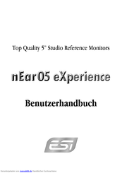 ESI nEar05 eXperience Benutzerhandbuch