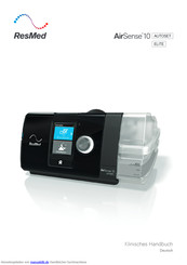 Resmed Airsense 10 Autoset Handbuch Pdf Herunterladen Manualslib