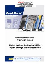 PeakTech 1195 Bedienungsanleitung