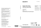Sony HDR-GW55VE Bedienungsanleitung