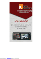 Kienzle Automotive DVD1030NAV Bedienungsanleitung