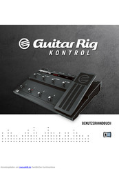 NI Guitar Rig Kontrol Benutzerhandbuch