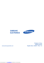 Samsung clip-on HS3000 Benutzerhandbuch