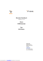 Ihse Draco K474-Serie Benutzerhandbuch
