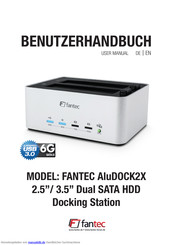Fantec AluDOCK2X Benutzerhandbuch