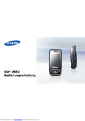 Samsung SGH-D880 Bedienungsanleitung