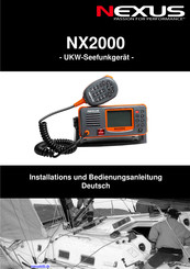 Nexus NX2000 Bedienungsanleitung