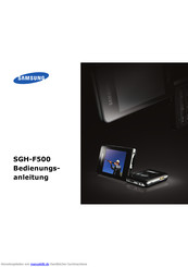 Samsung SGH-F500 Bedienungsanleitung