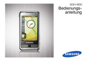 Samsung SGH-i900 Bedienungsanleitung
