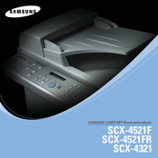 Samsung Scx 4521f Benutzerhandbuch Pdf Herunterladen Manualslib