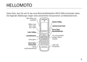 Motorola W510 GSM Benutzerhandbuch
