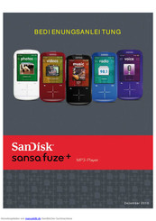 SanDisk sansa fuze+ Bedienungsanleitung